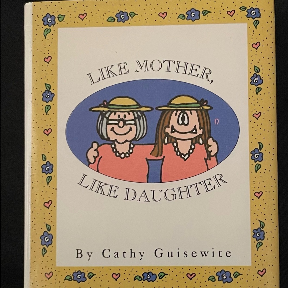 LIKE MOTHER, LIKE DAUGHTER Miniature Hardcover Book, Sz 3x4